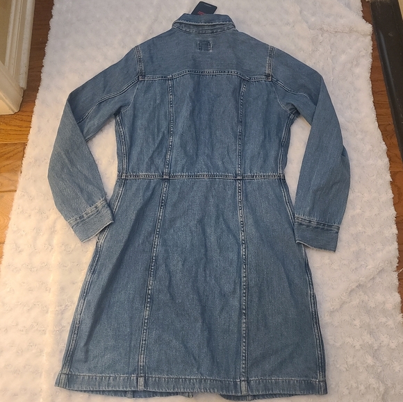 Levi's Denim Western Dress Medium Wash - Picture 5 of 12